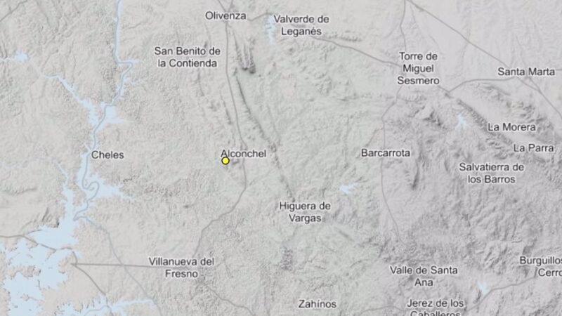 Terremoto de magnitud 1,7 en Alconchel, Badajoz