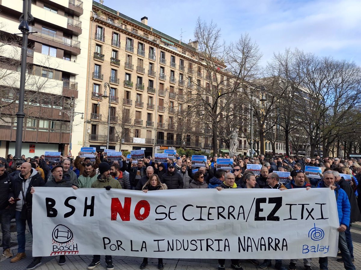 Trabajadores de BSH piden evitar cierre ‘injusto’ y ‘desproporcionado’ de fábrica en Esquíroz