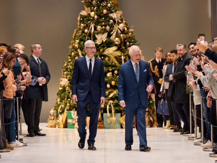 Visita de Su Majestad el Rey Carlos III a la sede de Apple en el Reino Unido