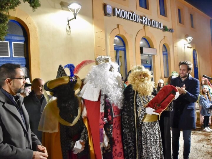 Los Reyes Magos de Oriente llegarán a Monzón en tren.