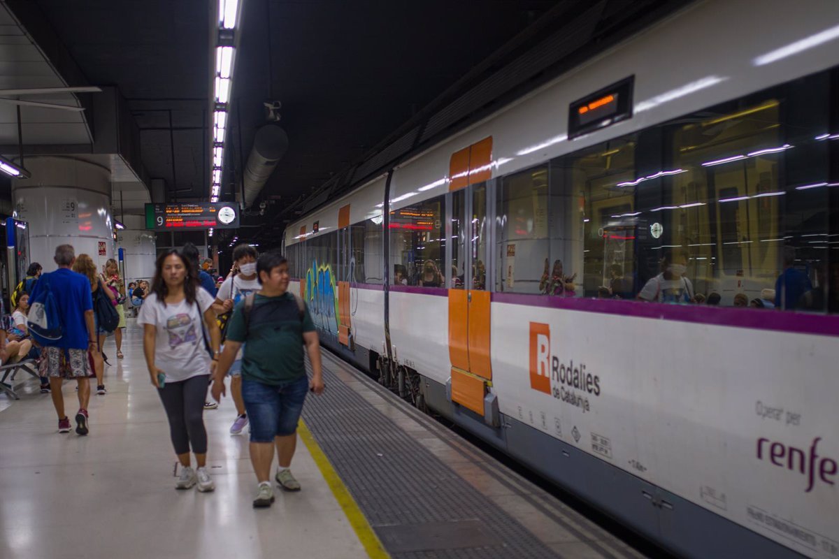 Rodalies reanuda servicio entre Barcelona-Sants y Gavà tras obras