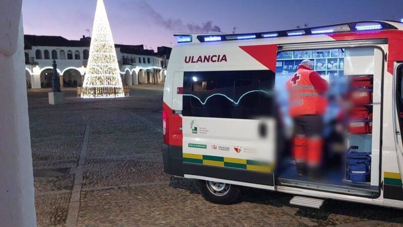 Dispositivo especial Navidad Cruz Roja Extremadura: 108 emergencias.