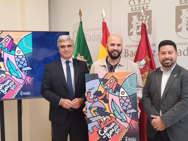 Luis Amaya Pérez, pacense, crea cartel del Carnaval de Badajoz 2025