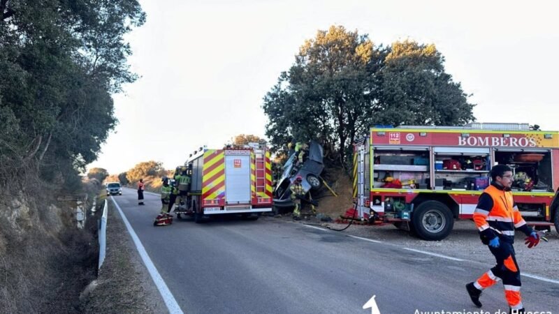 Trágico accidente en la autovía A-131 en Sesa: una persona fallece.