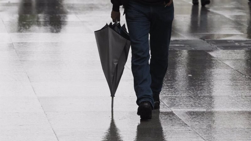 Alerta amarilla por lluvias en Extremadura.