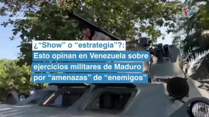 ¿Espectáculo o estrategia? La opinión de Venezuela sobre los ejercicios militares de Maduro.