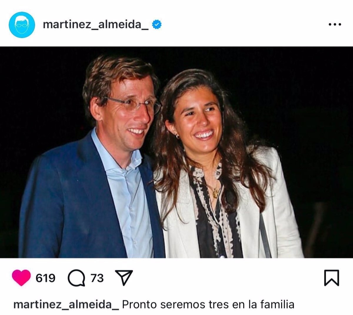 Pronto seremos tres en la familia