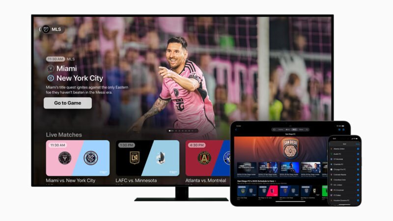 El pase de temporada de la MLS regresa a Apple TV