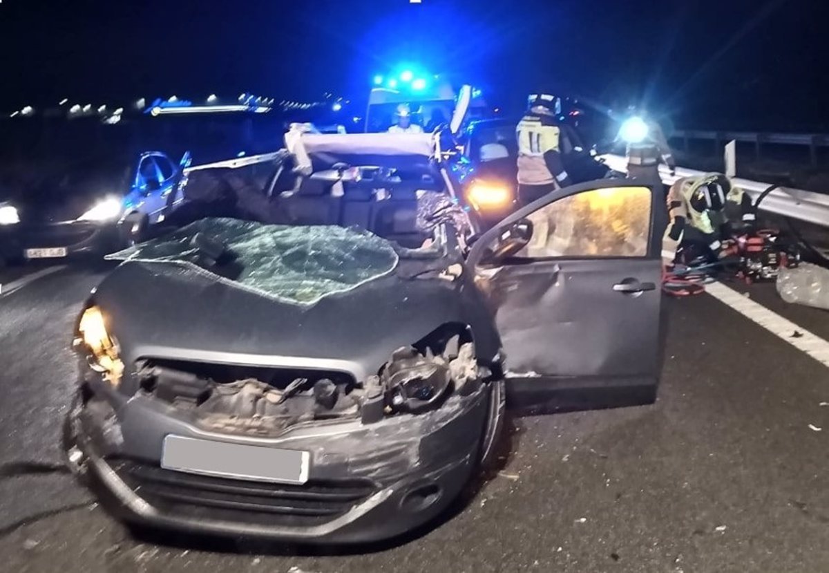 Accidente de tráfico múltiple en Alhama de Murcia: Ocho personas atendidas