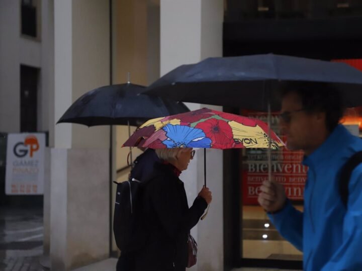 Alerta amarilla por lluvias en el norte de Cáceres el domingo