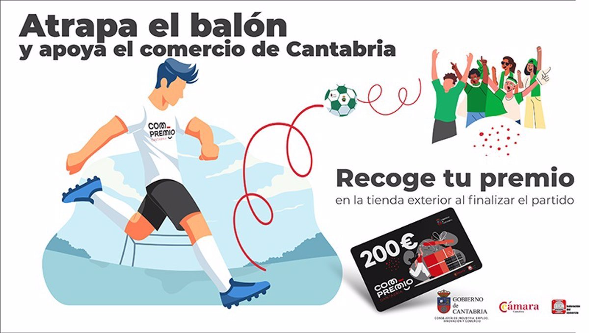 ‘ComPremio Cantabria’ impulsará el comercio local en eventos deportivos.