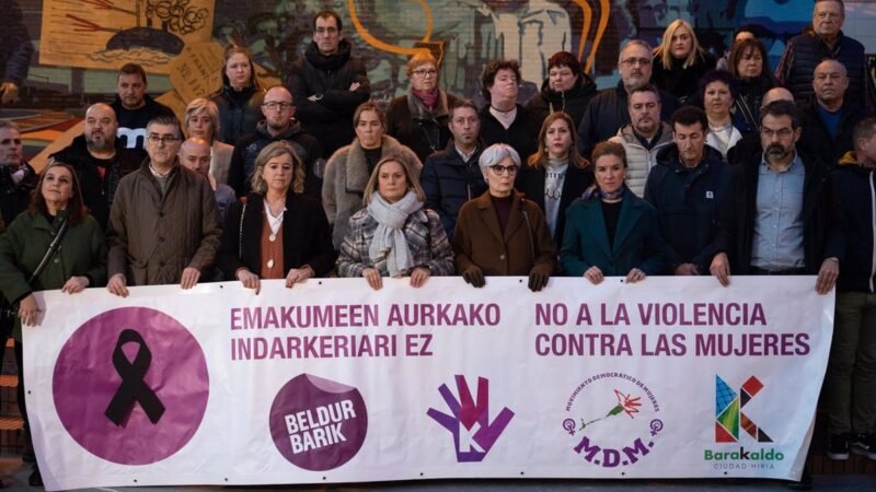 Concentración en Barakaldo contra la violencia machista