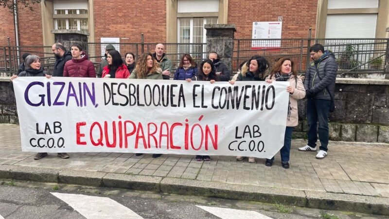 Concentraciones quincenales en Gizain por equiparación de condiciones ante la Administración