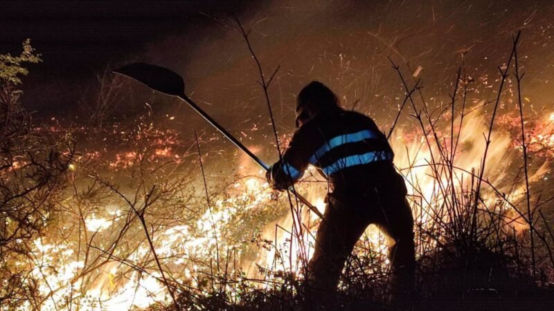 Cuatro incendios forestales activos en Cantabria hoy: Ruente y Arenas de Iguña.