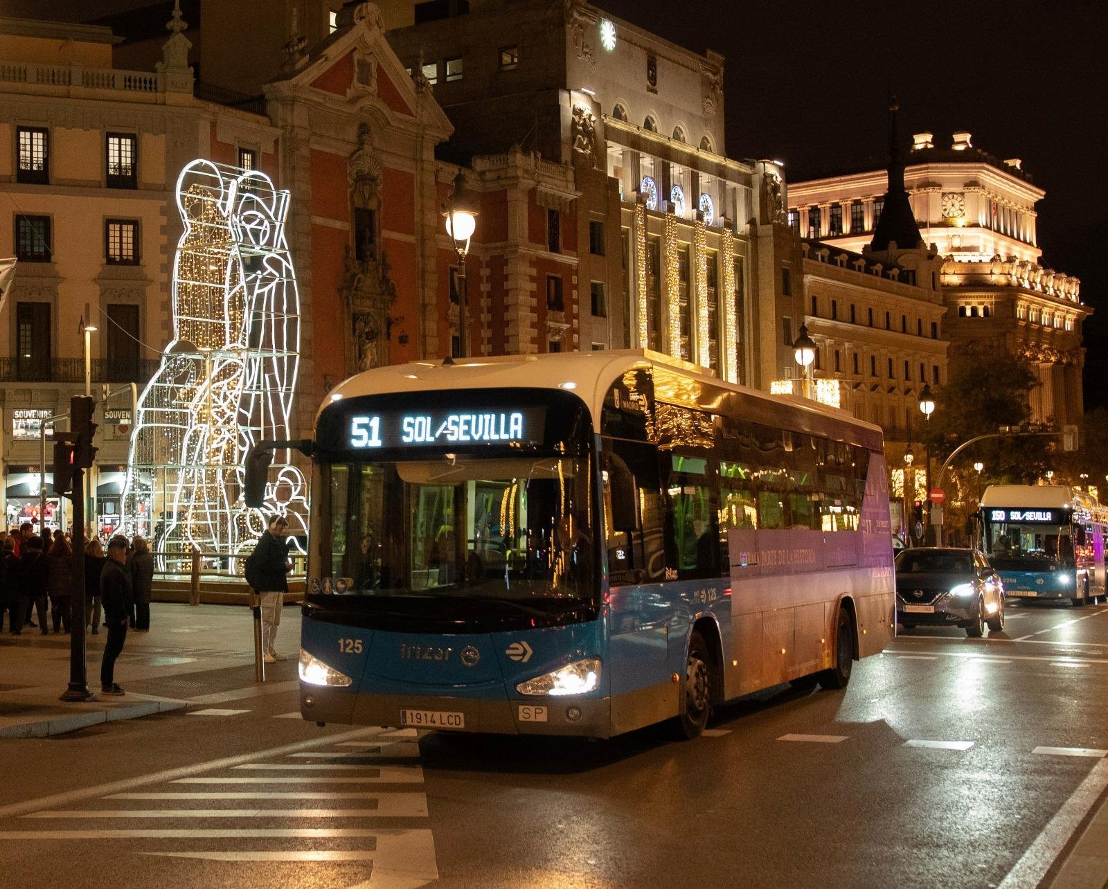 Desvío de 43 líneas de la EMT Madrid para la Cabalgata de Reyes