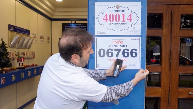 El segundo premio del sorteo «El Niño» se vende en Galicia