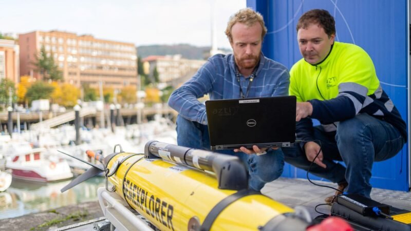 Estudio de procesos en ecosistemas marinos vascos con submarinos autónomos.