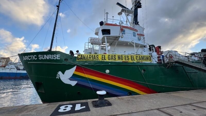 Greenpeace apoya las energías renovables en Canarias y rechaza el gas.