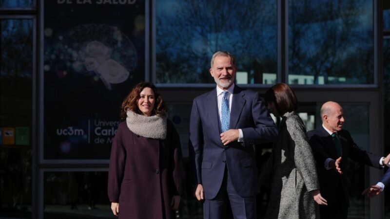 Inauguración de la Facultad de Ciencias de la Salud en la Universidad Pública de Carlos III de Madrid por Díaz Ayuso