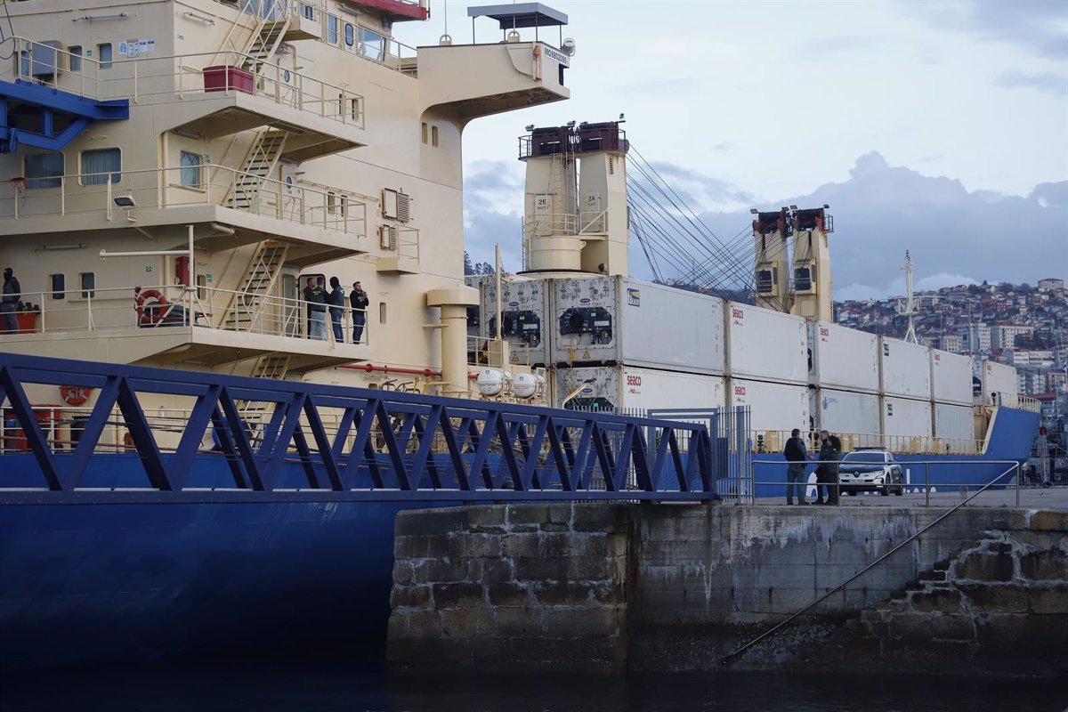 Inspección antidrogas en buque en Vigo da negativo