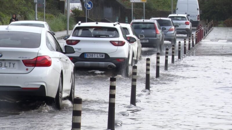 Inundaciones, rescates y problemas en tren A Coruña-Ferrol