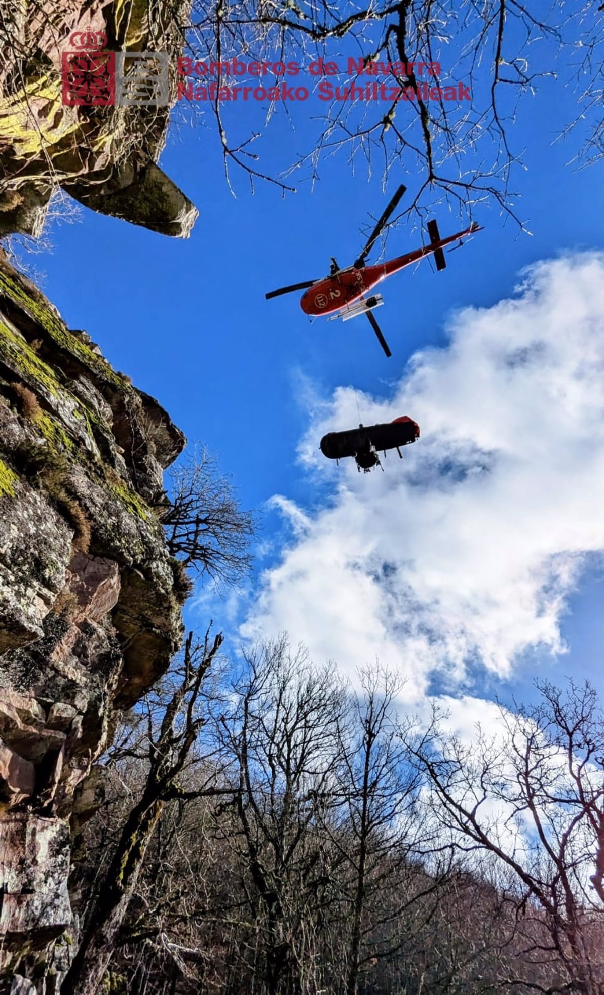 Joven de 21 años herida tras caer desde mirador de Zamaríain