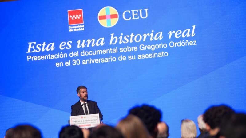 La Comunidad de Madrid rinde homenaje a Gregorio Ordóñez tras 30 años de su asesinato por ETA