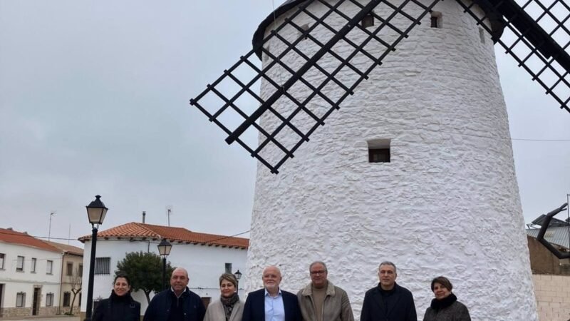 Las lamas del Museo Fotoetnográfico «La Molineta» de Munera tras el temporal.