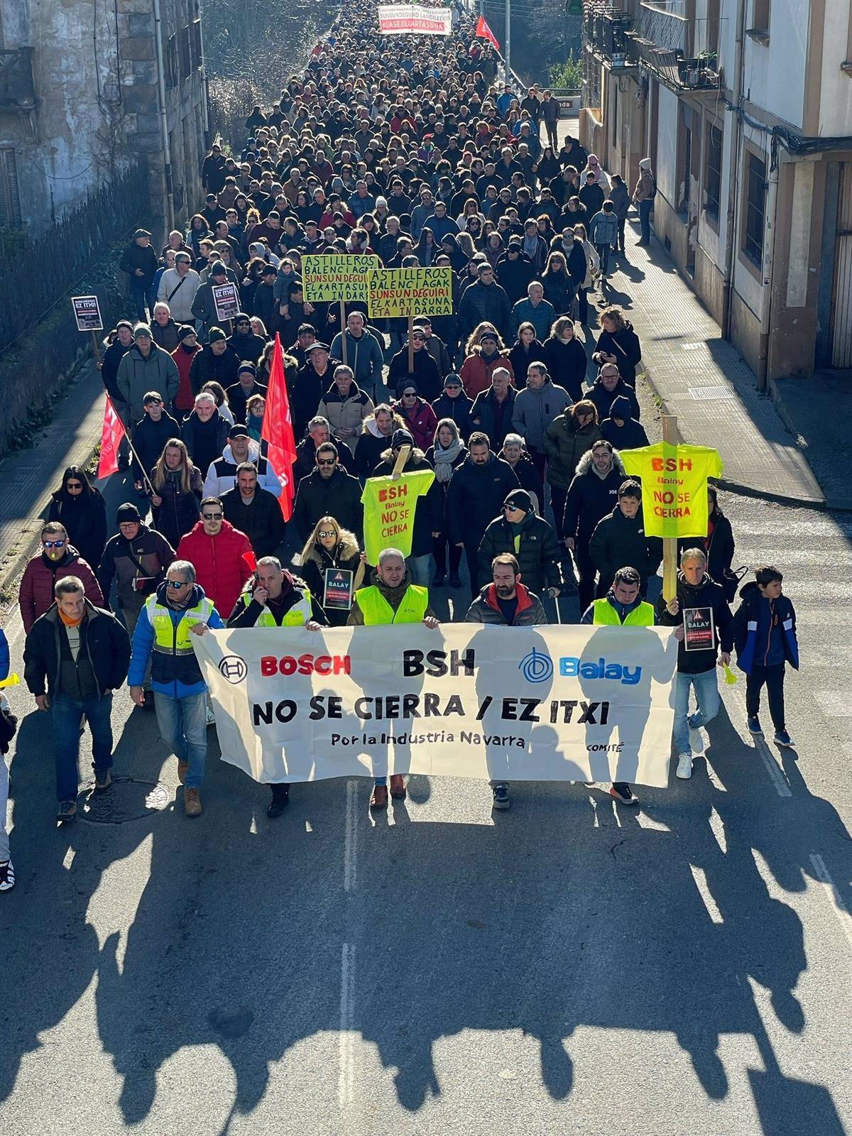 Manifestación en Alsacia pide apoyo para Sunsundegui.