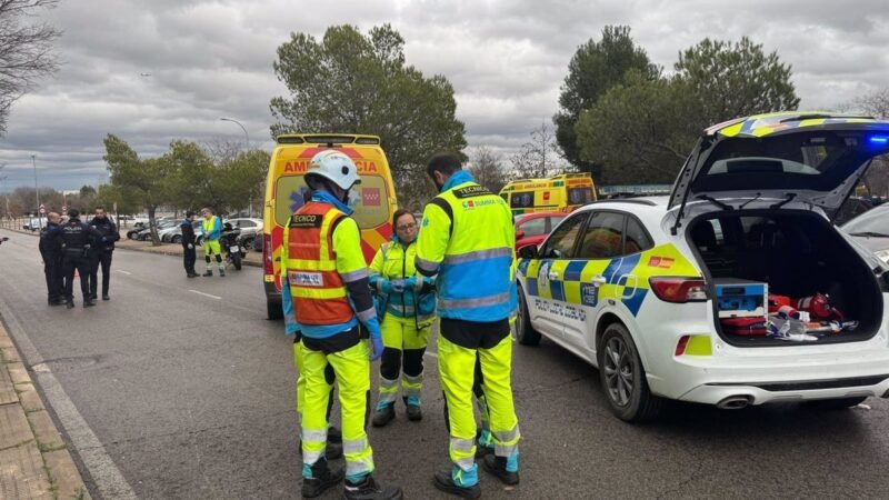 Muere joven de 26 años en accidente de moto en Coslada; su compañero gravemente herido