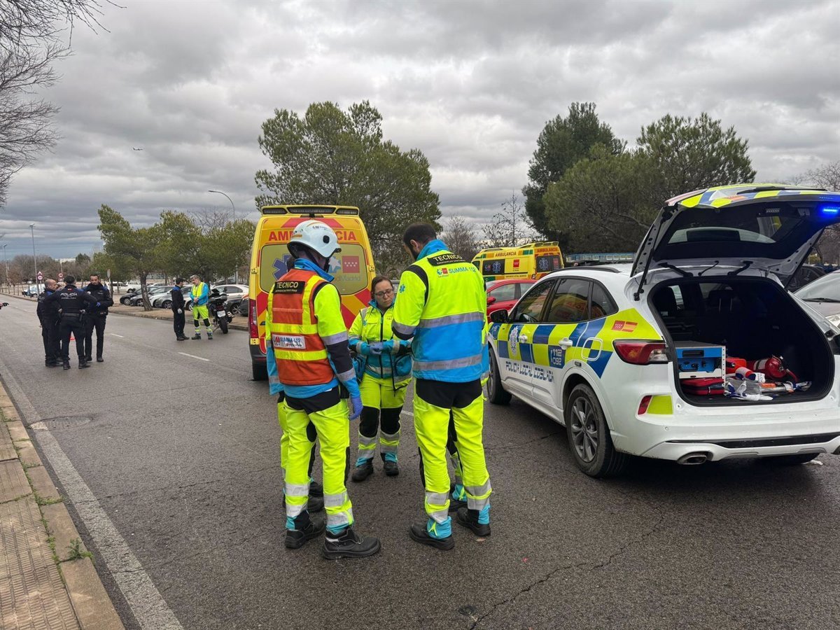 Muere joven de 26 años en accidente de moto en Coslada; su compañero gravemente herido