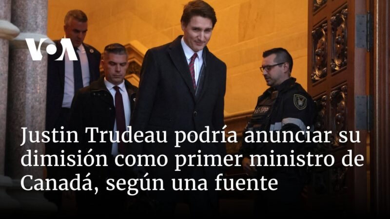 Posible dimisión de Justin Trudeau como primer ministro de Canadá