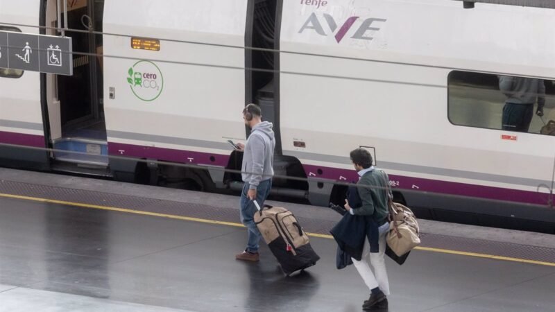 Renfe registra 1,7 millones de viajeros en Navidad