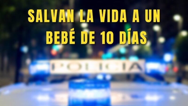 Rescate de niño tras escolta policial al hospital