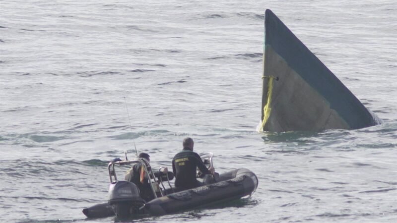 Retraso en operación de remolque del narcosubmarino Costa da Morte