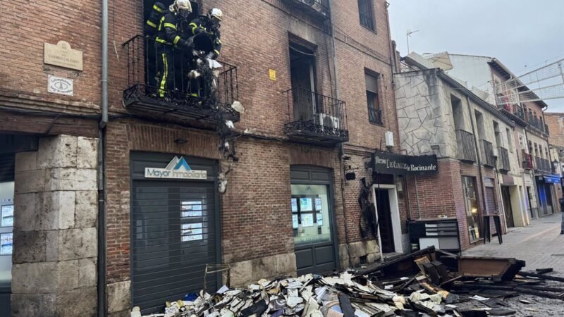 Siete personas ebrias en incendios en Fuenlabrada y Alcalá