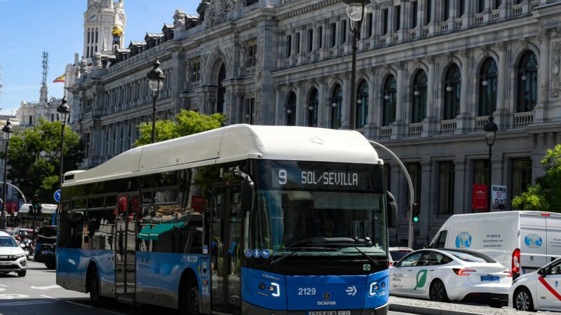 Viajes gratis en autobuses EMT Madrid el 8 y 9 de enero