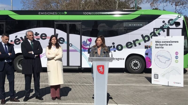 Un tercio de la flota de autobuses urbanos de Zaragoza será eléctrica para finales de 2025